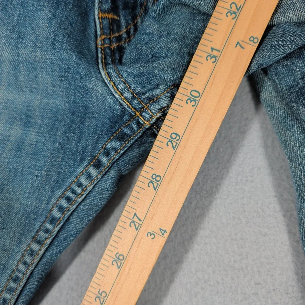 Levi's 514 Jeans Mens 34x32 Blue Straight Fit Denim Workwear Casual Everyday